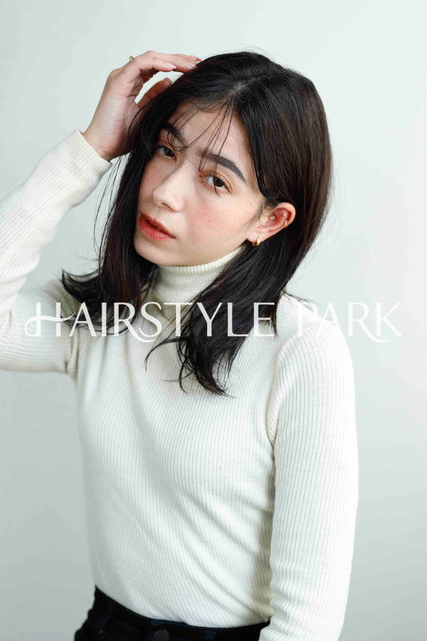 ヘアスタイル写真PhotoNo:230-1 (15) [ミディアム,ロングロブレイヤーロングレディース,ナチュラルオフィス / コンサバ,クール / かっこいい,カット, ]