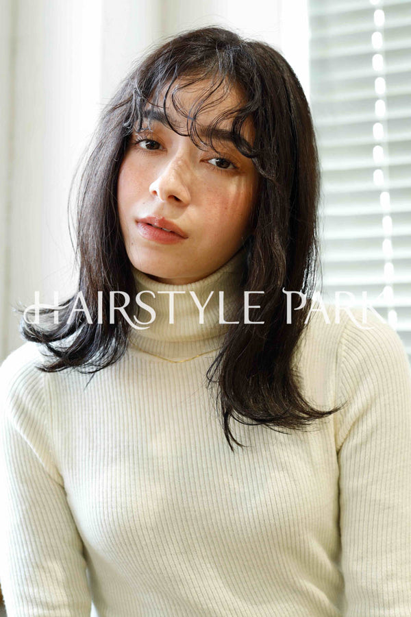 ヘアスタイル写真PhotoNo:230-1 (6) [ミディアム,ロングロブレイヤーロングレディース,ナチュラルオフィス / コンサバ,クール / かっこいい,カット, ]