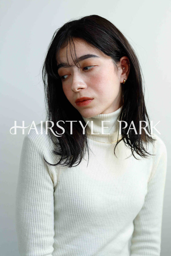 ヘアスタイル写真PhotoNo:230-1 (8) [ミディアム,ロングロブレイヤーロングレディース,ナチュラルオフィス / コンサバ,クール / かっこいい,カット, ]