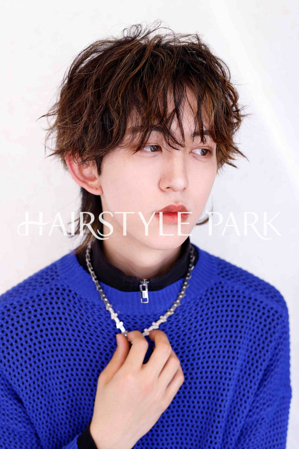 ヘアスタイル写真PhotoNo:231-2 (1) [ショートショートウルフメンズ,カジュアル,クール / かっこいい,カット,カラー,パーマ, ]