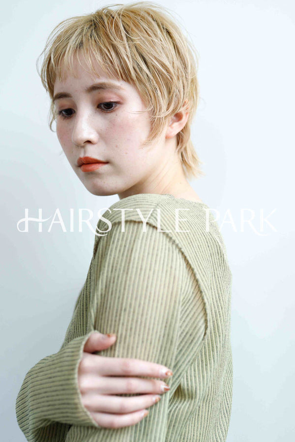 ヘアスタイル写真PhotoNo:233-1 (14) [ショートベリーショートショートウルフレディース,カジュアル外国人風カット,カラー,ダブルカラー, ]