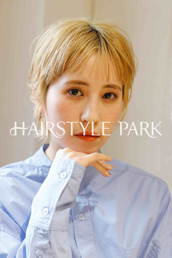 ヘアスタイル写真PhotoNo:233-2 (13) [ショートベリーショートショートウルフレディース,カジュアル外国人風カット,カラー,ダブルカラー, ]