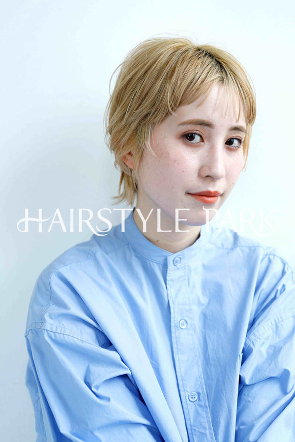 ヘアスタイル写真PhotoNo:233-2 (2) [ショートベリーショートショートウルフレディース,カジュアル外国人風カット,カラー,ダブルカラー, ]