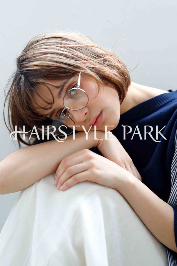 ヘアスタイル写真PhotoNo:235-2 (19) [ミディアムミニボブ,ボックスボブ,切りっぱなしボブ,レディースモテ・愛され,カジュアル,クール / かっこいい,外国人風カット,カラー,パーマダブルカラー,切りっぱなし ]