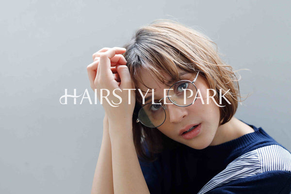 ヘアスタイル写真PhotoNo:235-2 (1) [ミディアムミニボブ,ボックスボブ,切りっぱなしボブ,レディースモテ・愛され,カジュアル,クール / かっこいい,外国人風カット,カラー,パーマダブルカラー,切りっぱなし ]