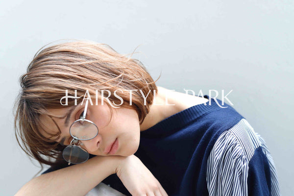 ヘアスタイル写真PhotoNo:235-2 (20) [ミディアムミニボブ,ボックスボブ,切りっぱなしボブ,レディースモテ・愛され,カジュアル,クール / かっこいい,外国人風カット,カラー,パーマダブルカラー,切りっぱなし ]