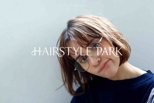 ヘアスタイル写真PhotoNo:235-2 (4) [ミディアムミニボブ,ボックスボブ,切りっぱなしボブ,レディースモテ・愛され,カジュアル,クール / かっこいい,外国人風カット,カラー,パーマダブルカラー,切りっぱなし ]