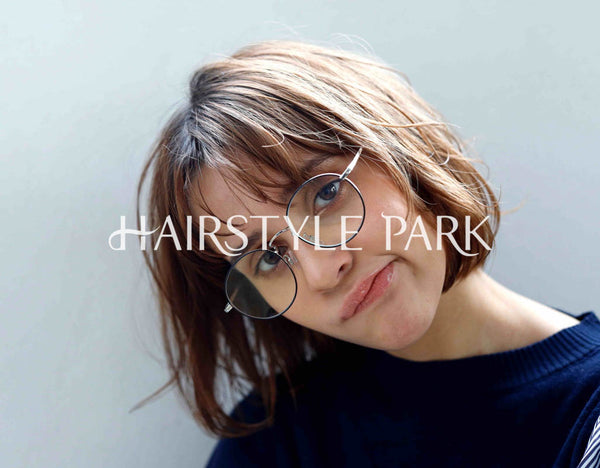 ヘアスタイル写真PhotoNo:235-2 (5) [ミディアムミニボブ,ボックスボブ,切りっぱなしボブ,レディースモテ・愛され,カジュアル,クール / かっこいい,外国人風カット,カラー,パーマダブルカラー,切りっぱなし ]