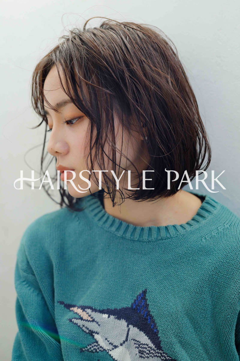 ヘアスタイル写真PhotoNo:241-2 (10) [ミディアム,ボックスボブ,切りっぱなしボブ,レディースモテ・愛され,カジュアルカット,カラー切りっぱなし ]