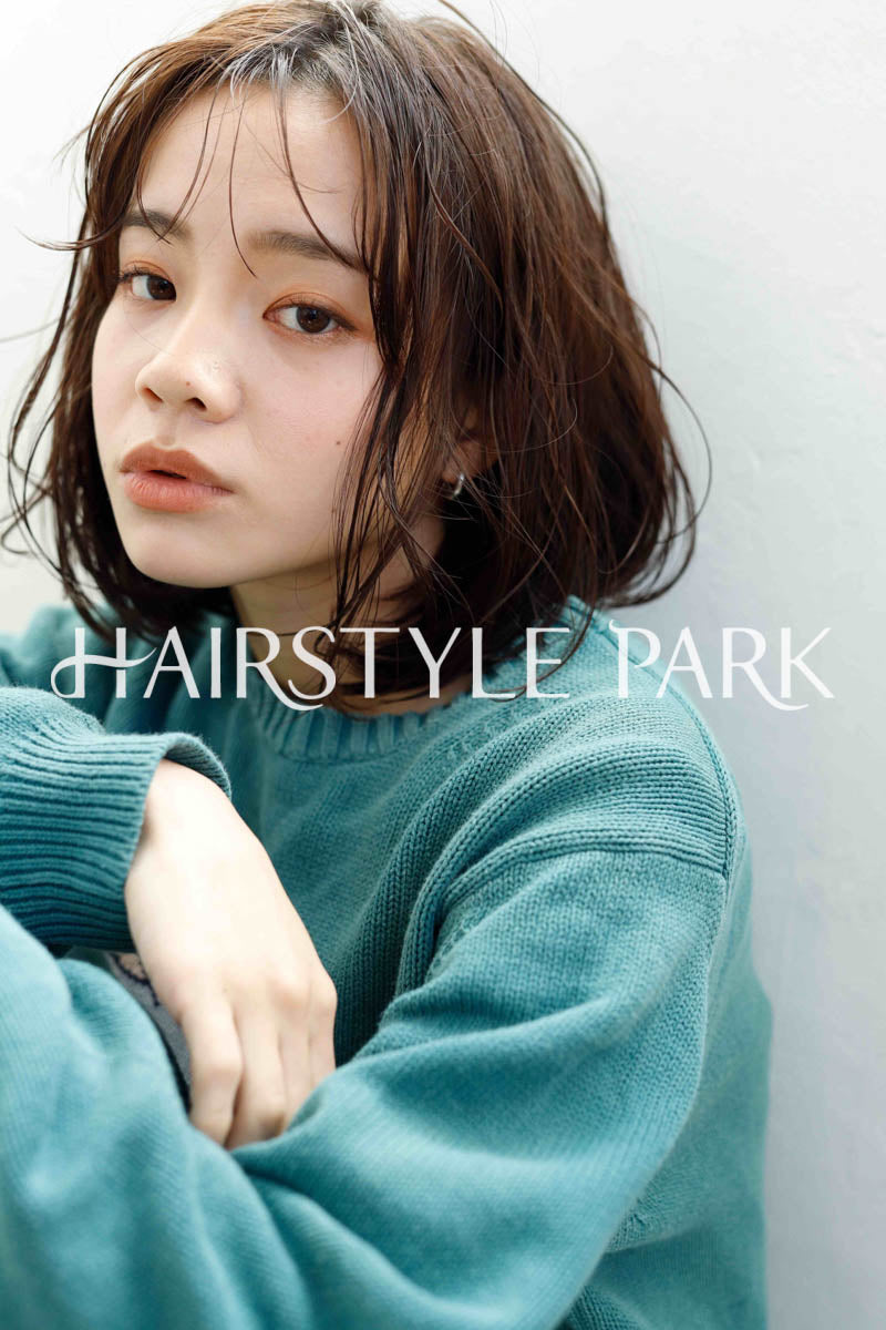 ヘアスタイル写真PhotoNo:241-2 (15) [ミディアム,ボックスボブ,切りっぱなしボブ,レディースモテ・愛され,カジュアルカット,カラー切りっぱなし ]