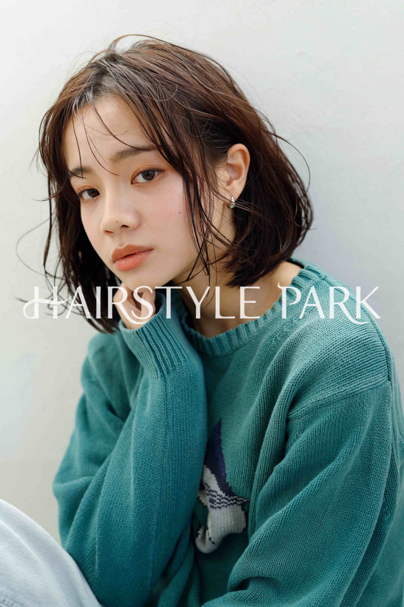 ヘアスタイル写真PhotoNo:241-2 (21) [ミディアム,ボックスボブ,切りっぱなしボブ,レディースモテ・愛され,カジュアルカット,カラー切りっぱなし ]