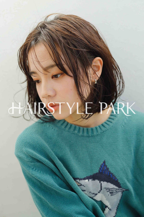 ヘアスタイル写真PhotoNo:241-2 (9) [ミディアム,ボックスボブ,切りっぱなしボブ,レディースモテ・愛され,カジュアルカット,カラー切りっぱなし ]