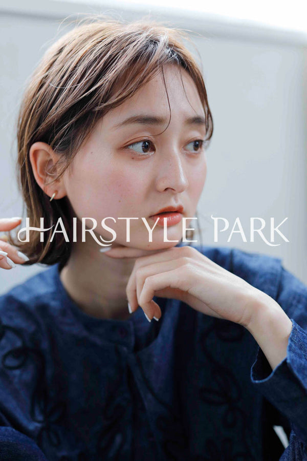 ヘアスタイル写真PhotoNo:242-2 (12) [ショートミディアム切りっぱなしボブ,レディース,ナチュラル,モテ・愛され,カジュアル,クール / かっこいい,カット,カラー切りっぱなし,くびれヘア, ]