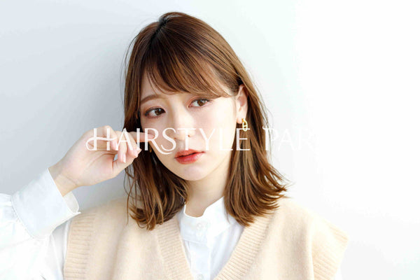ヘアスタイル写真PhotoNo:243-3 (8) [ミディアム,ロング,切りっぱなしボブ,ロブレディース,ナチュラルオフィス / コンサバ,モテ・愛され,カット,カラー,くびれヘア, ]