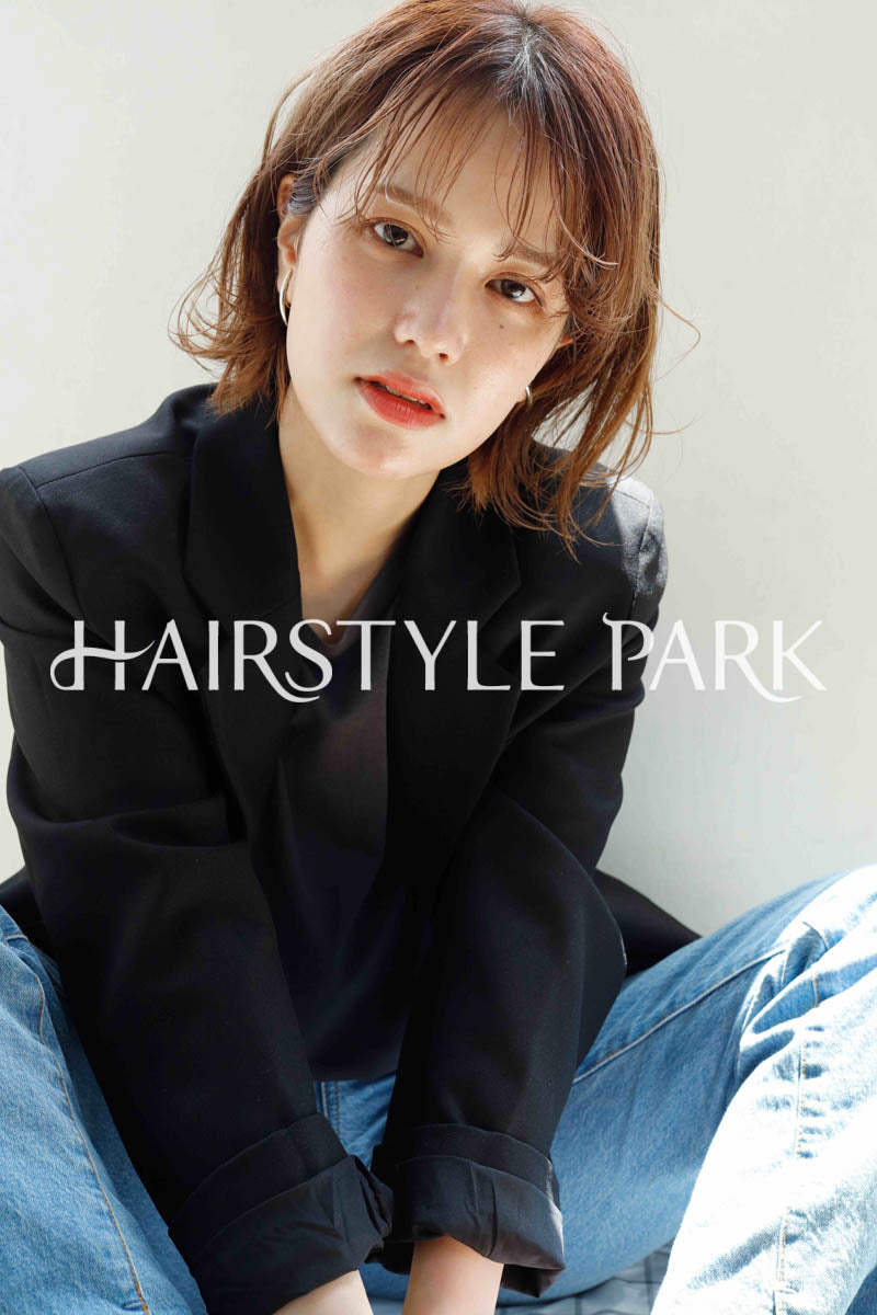 ヘアスタイル写真PhotoNo:255-3 (16) [ミディアム切りっぱなしボブ,レディース,ナチュラル,モテ・愛され,カジュアル,クール / かっこいい,カット,カラー,くびれヘア, ]