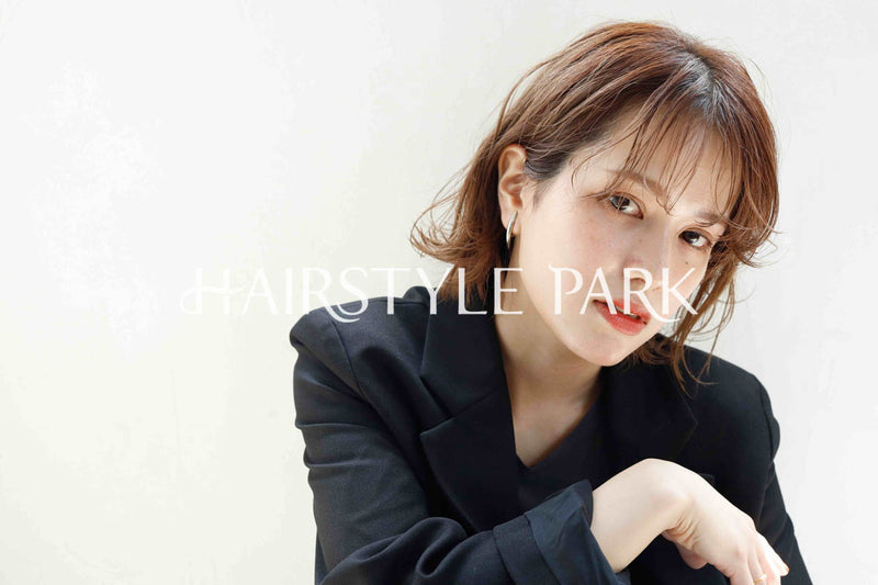 ヘアスタイル写真PhotoNo:255-3 (9) [ミディアム切りっぱなしボブ,レディース,ナチュラル,モテ・愛され,カジュアル,クール / かっこいい,カット,カラー,くびれヘア, ]