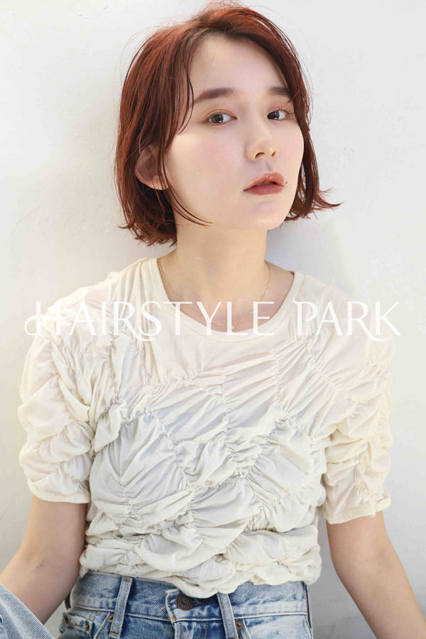 ヘアスタイル写真PhotoNo:258-2 (13) [ショートミディアム,ショートボブ,切りっぱなしボブ,レディース,ナチュラル,モテ・愛され,カジュアル,クール / かっこいい,カット,カラー切りっぱなし ]