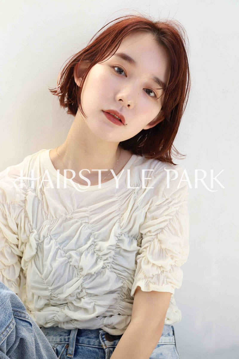 ヘアスタイル写真PhotoNo:258-2 (15) [ショートミディアム,ショートボブ,切りっぱなしボブ,レディース,ナチュラル,モテ・愛され,カジュアル,クール / かっこいい,カット,カラー切りっぱなし ]