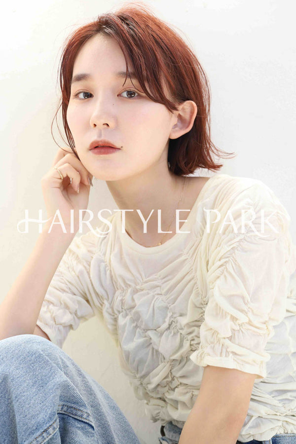 ヘアスタイル写真PhotoNo:258-2 (2) [ショートミディアム,ショートボブ,切りっぱなしボブ,レディース,ナチュラル,モテ・愛され,カジュアル,クール / かっこいい,カット,カラー切りっぱなし ]