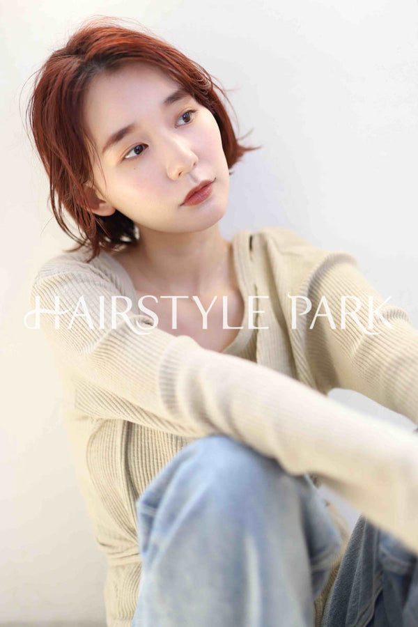 ヘアスタイル写真PhotoNo:258-3 (9) [ショートミディアム,ショートボブ,切りっぱなしボブ,レディース,ナチュラル,モテ・愛され,カジュアル,クール / かっこいい,カット,カラー切りっぱなし ]