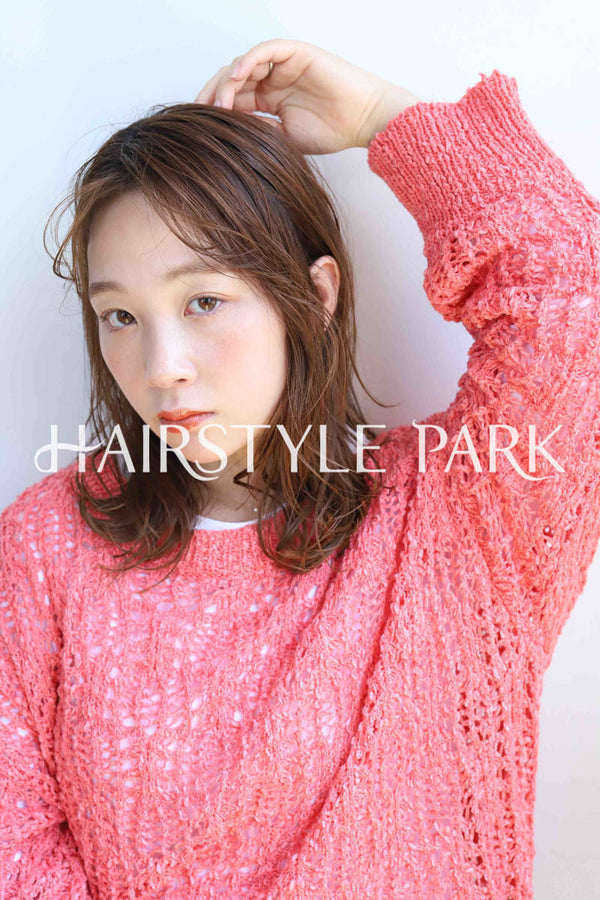 ヘアスタイル写真PhotoNo:259-1 (14) [ミディアム,ロングロブレディース,ナチュラル,モテ・愛され,カジュアルカット,カラー,パーマくびれヘア, ]