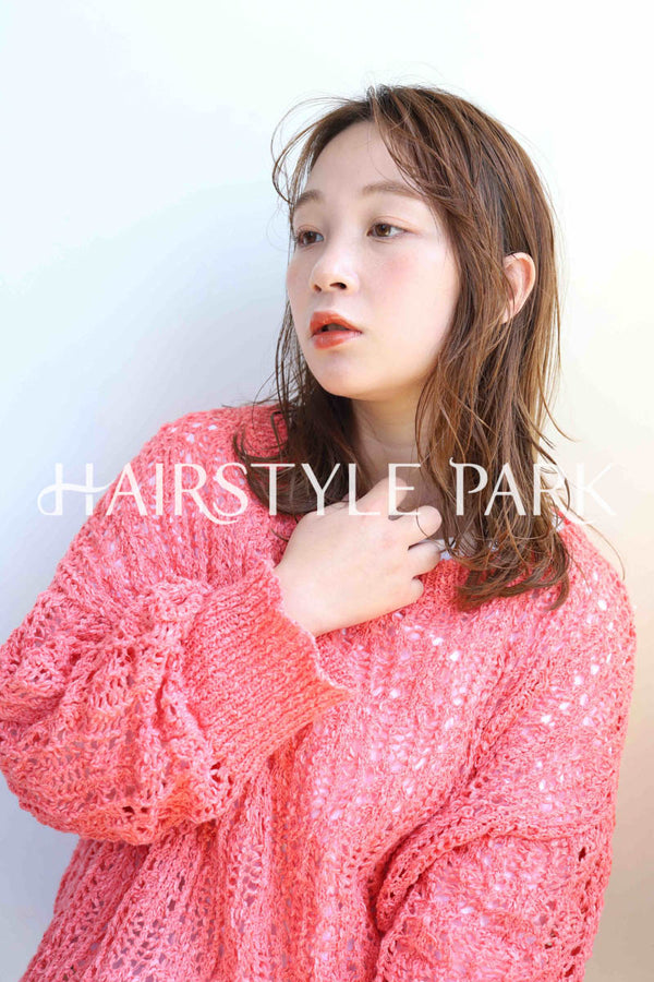 ヘアスタイル写真PhotoNo:259-1 (6) [ミディアム,ロングロブレディース,ナチュラル,モテ・愛され,カジュアルカット,カラー,パーマくびれヘア, ]