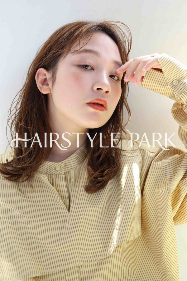 ヘアスタイル写真PhotoNo:259-2 (15) [ミディアム,ロングロブレディース,ナチュラル,モテ・愛され,カジュアルカット,カラー,パーマくびれヘア, ]