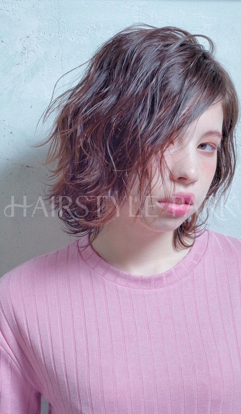 ヘアスタイル写真PhotoNo:26-2 (3)[ミディアム,レディース,モテ・愛され,カット,カラー,パーマ]