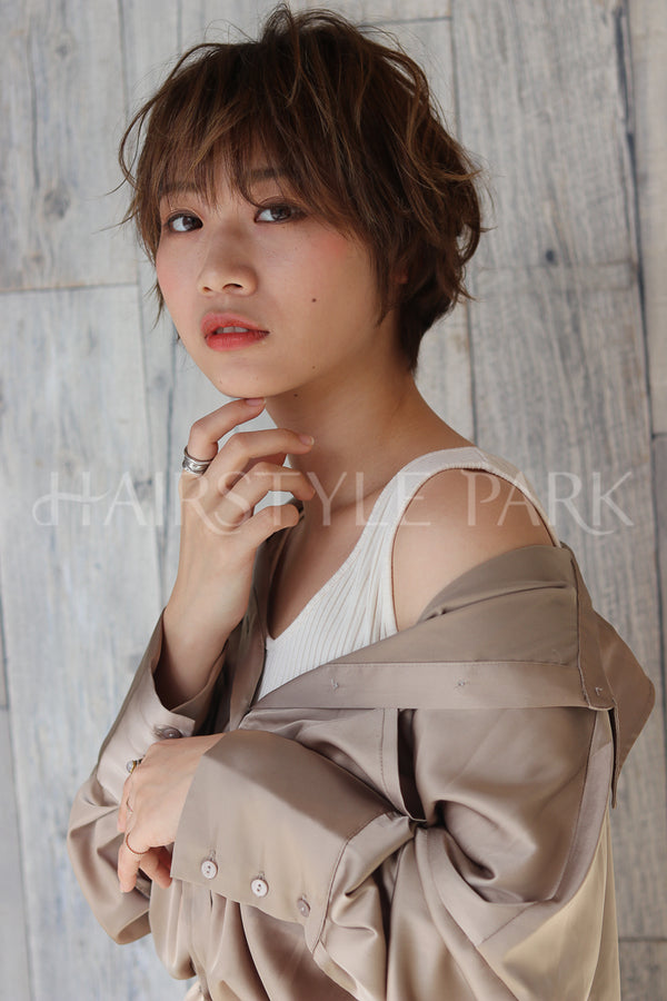 ヘアスタイル写真PhotoNo:3-2 (14)[ショート,レディース,カジュアル,カット,カラー,パーマ]