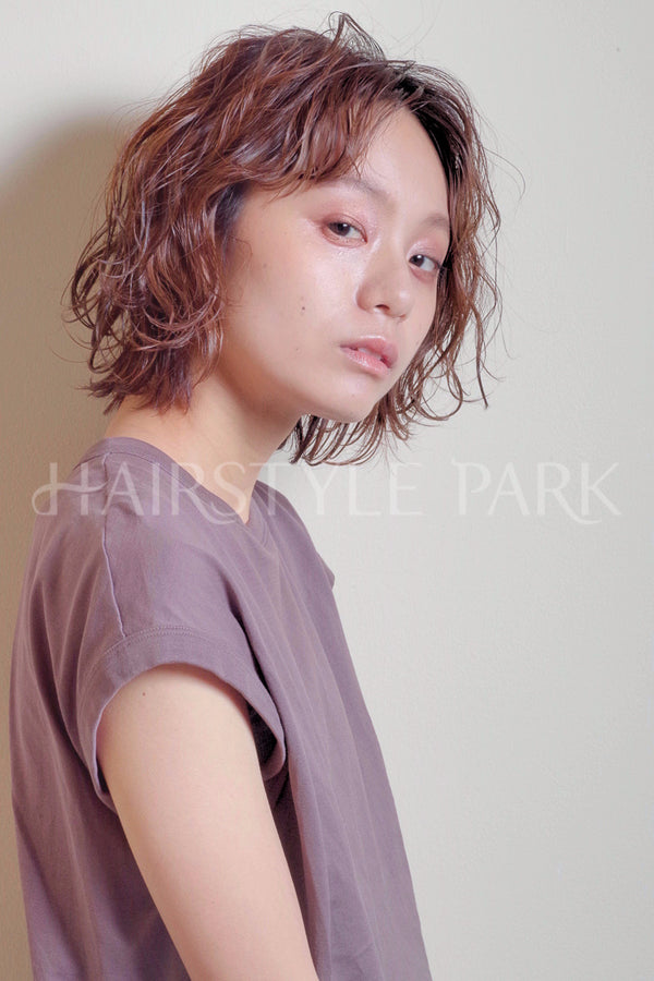 ヘアスタイル写真PhotoNo:34-1 (7)[ミディアム,レディース,カジュアル,カット,カラー,パーマ]