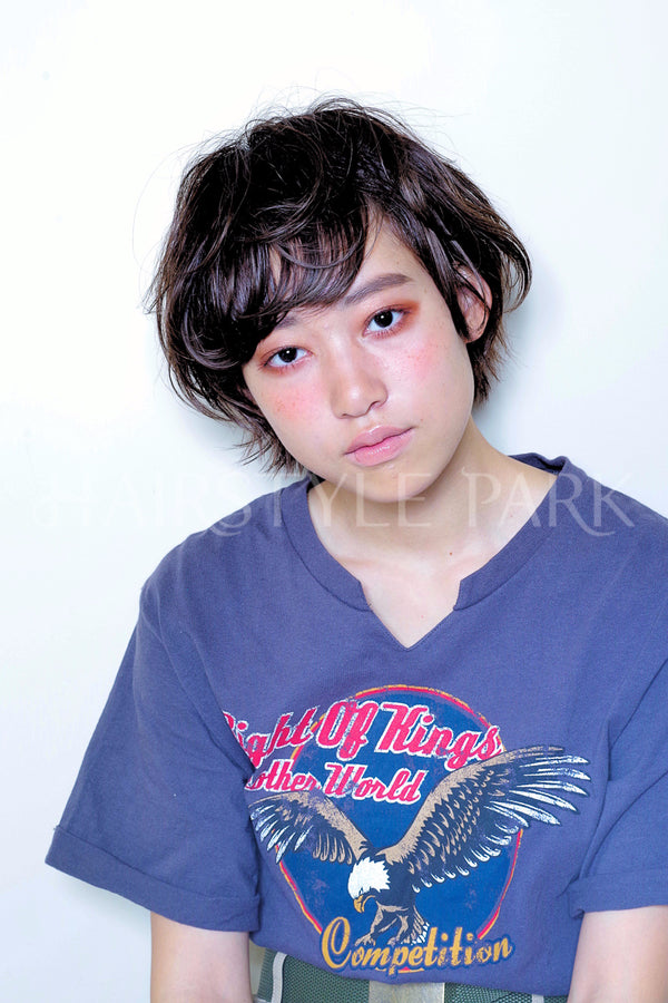 ヘアスタイル写真PhotoNo:39-1 (1)[ショート,レディース,カジュアル,カット,カラー,パーマ]