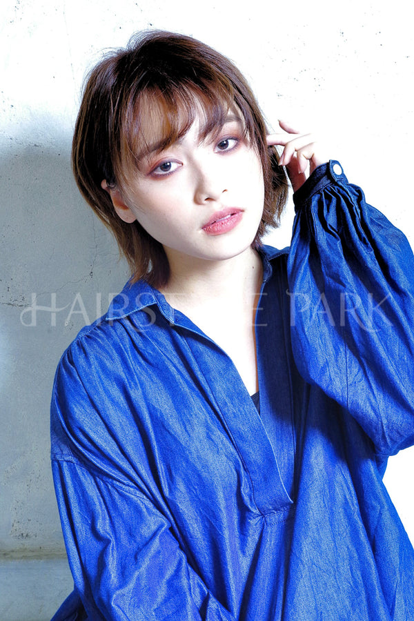 ヘアスタイル写真PhotoNo:45-1 (1)[ミディアム,レディース,クール / かっこいい,カット,カラー]