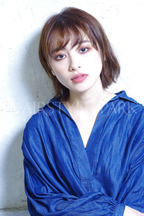 ヘアスタイル写真PhotoNo:45-1 (5)[ミディアム,レディース,クール / かっこいい,カット,カラー]
