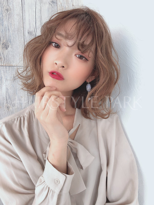 ヘアスタイル写真PhotoNo:5-1 (3)[ミディアム,レディース,モテ・愛され,カット,カラー,パーマ]
