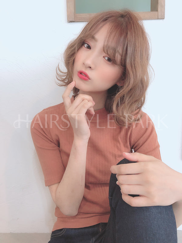 ヘアスタイル写真PhotoNo:5-2 (2)[ミディアム,レディース,カジュアル,カット,カラー,パーマ]