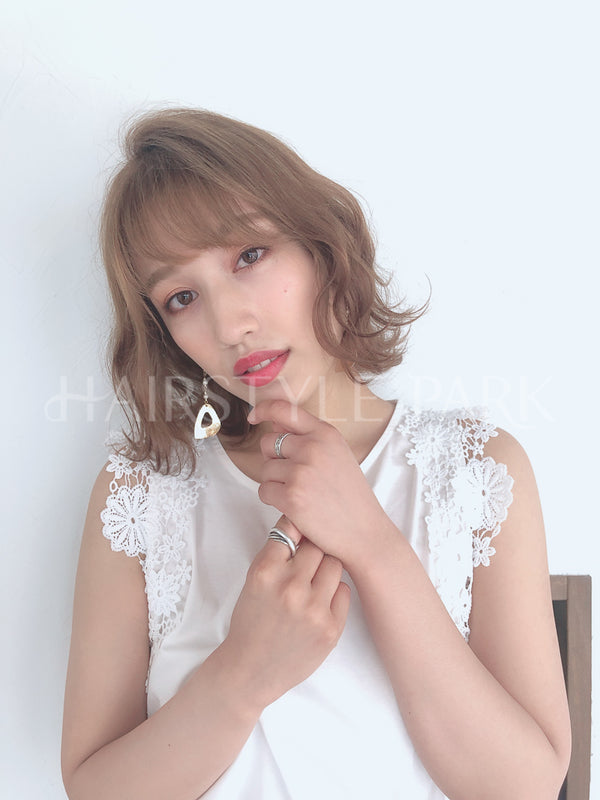 ヘアスタイル写真PhotoNo:7-2 (3)[ミディアム,レディース,ナチュラル,カット,カラー,パーマ]