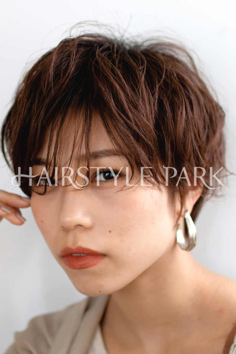 ヘアスタイル写真 [ショート,レイヤーショート,レディース,ナチュラル,クール / かっこいい,カット,カラー,パーマ, ]