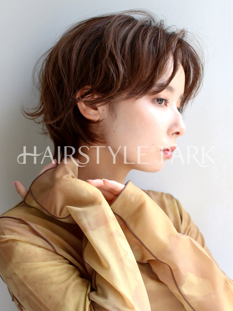 ヘアスタイル写真 [ショート,レイヤーショート,ショートウルフ,レディース,ナチュラル,クール / かっこいい,カット,カラー, ]